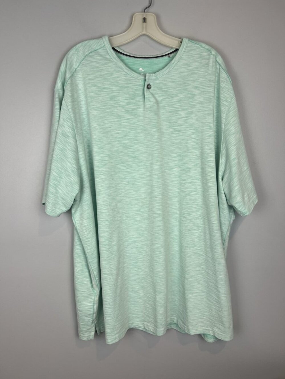 Tommy Bahama Shirt Mens Size 2XLB XXL Big Short Sleeve Green Island Zone